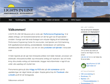 Tablet Screenshot of lightsinline.se